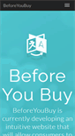 Mobile Screenshot of beforeyoubuy.com