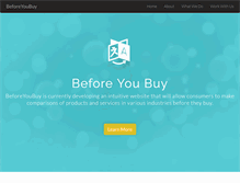 Tablet Screenshot of beforeyoubuy.com